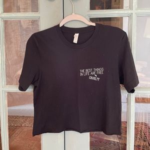 Cruelty Free Crop Shirt